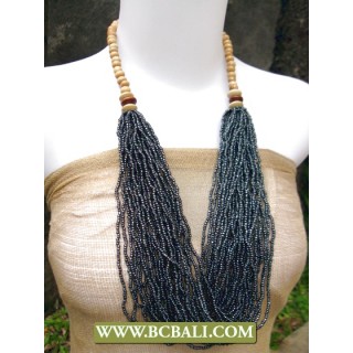 Necklaces Beading Fashion with Wooden